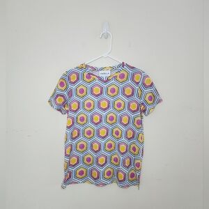 Women's Marella Geometric Top Sz Small